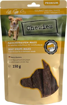 Produktbild von Chewies Fleischstreifen MAXI Rind 150g