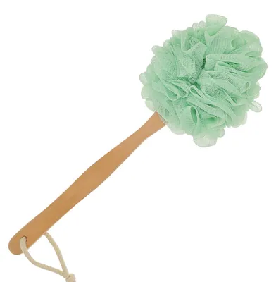 Obrázek produktu pro Sprchový kartáč, kartáč na záda s dlouhou rukojetí, sprchový kartáč s lufou pro jemnou exfoliaci pokožky, sprchová houba pro muže a ženy, kartáč na záda do sprchy, sprchový kartáč s dlouhou rukojetí, měkký čistič zad z nylonové síťoviny, kartáč na tělo pro muže a ženy, sprchové příslušenství, kartáč na záda, kartáč na tělo z lufy s dlouhou rukojetí, měkká sprchová houba z nylonové síťoviny, lufa na tyčince pro muže a ženy