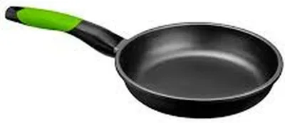 Obrázok produktu pre BRA A121450, Kolo, Viacúčelová panvica, Čierna, Zelená, PTFE, Hliník, Plyn, Indukčná