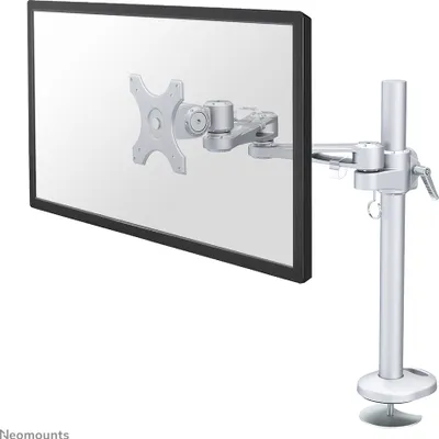 Produktbild von Die NewStar Tischhalterung, das Modell FPMA-D935G, ist ein Neig-, Schwenk- und drehbare Tischhalterung für Flachbildschirme bis 26" (65 cm). - Bildschirmgröße: 25,4 cm (10 Zoll) bis 66 cm (26 Zoll) - max. 12 kg Traglast - Silber