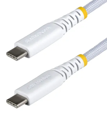 Obrázok produktu pre StarTech.com USB2CC30CMNCBRWH, 0,3 m, USB C, USB C, USB 2.0, 0,48 Gbit/s, Biela