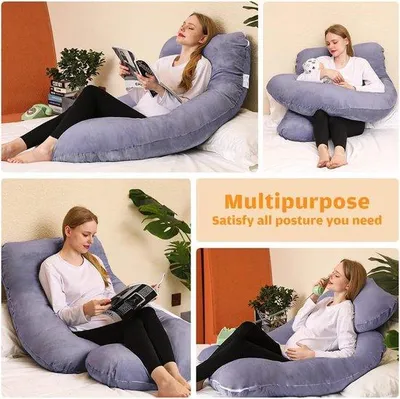 Produktbild von Famanu Stillkissen J-Form - Baumwolle