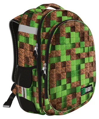 Produktbild von Kinder Schulrucksack Schulranzen Hartschale Pixel Cubes ST.RIGHT Jungen Tornister