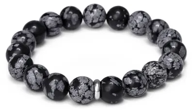 Obrázek produktu pro Obsidiánový náramek z korálků MINK157/20