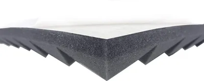 Obrázok produktu pre Pyramídová pena cca 100x50x4 cm SAMOZREJMÁ - Akustické penové zvukovoizolačné rohože na účinnú zvukovú izoláciu