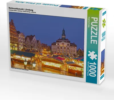 Produktbild von Calvendo Weihnachtsmarkt, Lüneburg 1000 Teile Puzzle quer 640x480mm, Kuttig Siegfried; 7398358