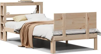 Obrázok produktu pre vidaXL Rám postele s čelom bez matraca 90x190 cm