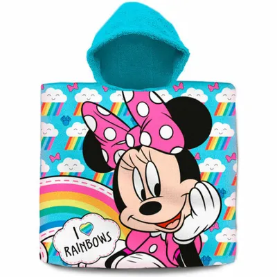 Produktbild von Disney Minnie Poncho Handtuch aus Baumwolle