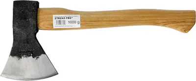 Produktbild von PROREGAL Fällaxt 1000g Sandblaster, mit einem Holzgriff 400mm