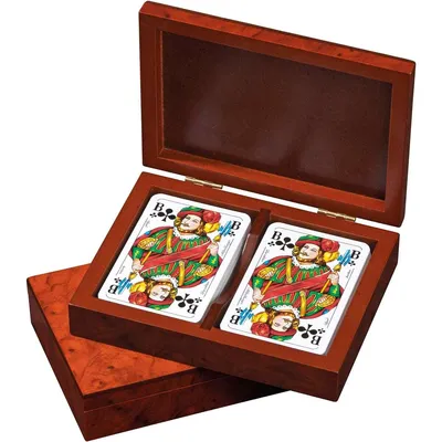 Produktbild von Philos Rommé-Karten, in Kartenbox