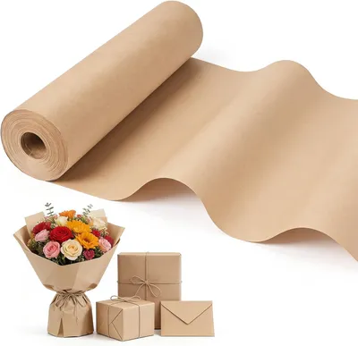 Obrázok produktu pre Kraft papier rolka 30 cm x 35 m, 80 g/m², hnedý, pre darčekové balenie