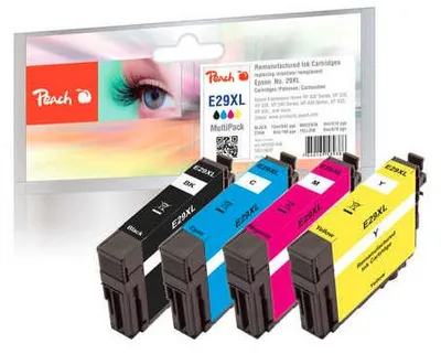 Image de Peach PI200-448 - Schwarz - Cyan - Magenta - Gelb - 4 Stück(e)