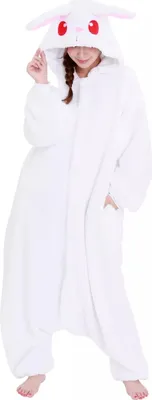 Produktbild von Albino Hase Kigurumi Größe: M-L