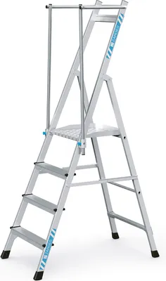 Produktbild von Zarges Plattformleiter ZAP Neo S mit klappbarem Handlauf 4 Stufen