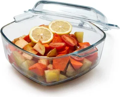 Produktbild von Borosilicaatglas-Ovenbraadpan 2,5L mit Deckel