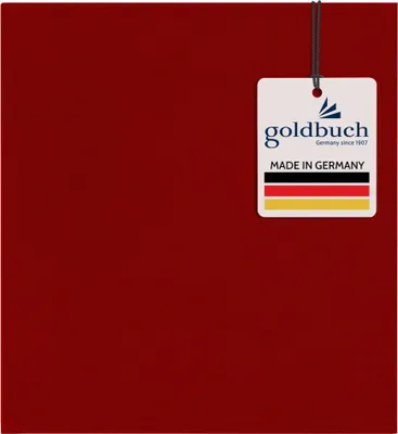 Produktbild von goldbuch 31707 Fotoalbum, Summertime, 30 x 31 cm, Fotobuch mit 100 weiße Seiten & Pergamin Trennblättern, Foto Album aus Leinen, Erinnerungsalbum, Rot