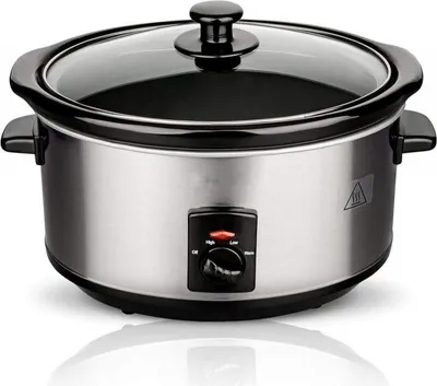 Zdjęcie produktu dla Wolnowar 6 l, 320 W, stal nierdzewna, seria Royalty Line, model RLSLC1013