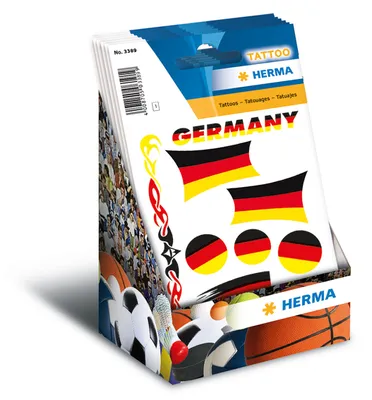 Produktbild von HERMA 3389, Schwarz, Rot, Gelb, Erwachsener & Kind, Unisex