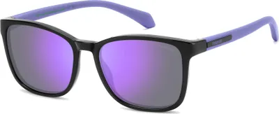 Produktbild von Polaroid Kinder PLD 8077/S Black lilac 49/15/130 JUNIOR Sonnenbrillen