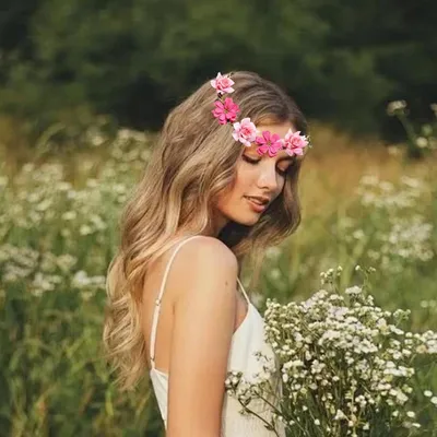 Produktbild von Blumenkrone - Set von 6 - Für Damen und Mädchen - Festival Haaraccessoires