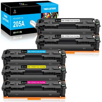 Zdjęcie produktu dla Zestaw tonerów do drukarek HP 205A - wielokolorowy (5 sztuk)
