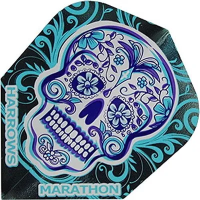 Immagine prodotto di Harrows Marathon Skull Rio Standard Dart Flights