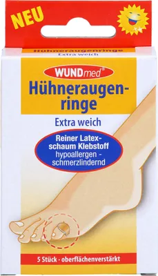 Produktbild von Hühneraugenringe Latex extra weich, 5 St