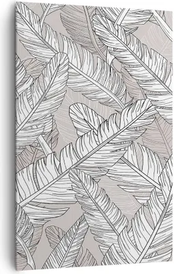 Produktbild von Bild auf Leinwand - Leinwandbild - Einteilig - Feder Grafiken - 80x120cm - Wand Bild - Wanddeko - Wandbilder - Leinwanddruck - Kunstdruck - Wanddekoration - Leinwand bilder - Wandbild - PA80x120-3560