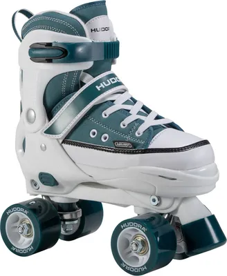 Produktbild von HUDORA Roller Skates Sneaker Gr. 28-31 - midnight - Kinder Rollschuhe über 4 Größen verstellbar - Roller Schuhe mit 4 austauschbaren Innensohlen