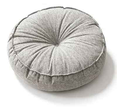 Rundes Bodenkissen 45x45x10 cm, Outdoor-Sitzkissen, Meditationskissen