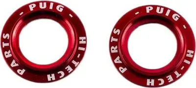 Imagen del producto de Puig 20025r: Protectores para horquilla, color rojo. Color: Rojo. Talla única