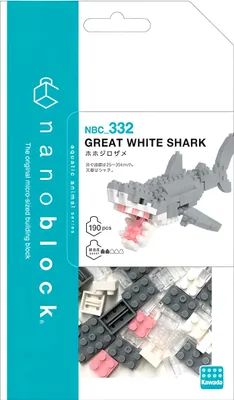 Immagine prodotto di Nanoblock Squalo bianco grande - 190 pezzi