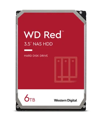 Zdjęcie produktu dla Western Digital Red, 6 TB, 5400 RPM, 256 MB, 3.5", Serial ATA III
