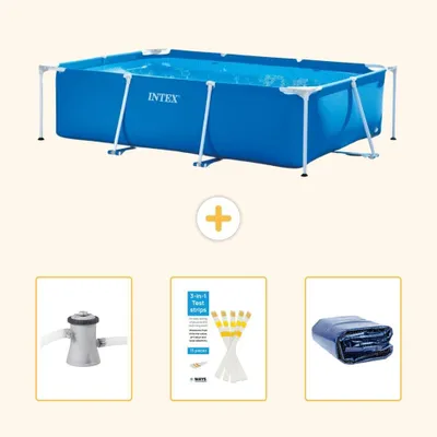 Obrázok produktu pre Obdĺžnikový bazén s rámom – 260 x 160 x 65 cm – 4-dielny – model SCB74