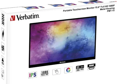 Produktbild von Verbatim PMT-15 Portable Touchscreen Monitor