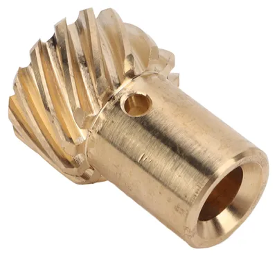 Image de Pignon de distributeur, 1,24 cm (0,491 pouce), en bronze – Pignon de remplacement pour l'arbre de distributeur des moteurs Small Block et Big Block