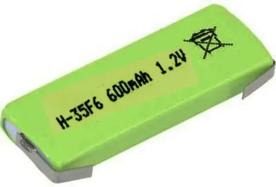 Produktbild von Mexcel Akku prism. 1,2V / 500mAh SHFC1U / H-35F6 prismatisch mit Lötfahne