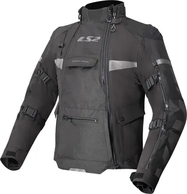 Produktbild von LS2 X-Master wasserdichte Motorrad-Textiljacke, schwarz, 2XL