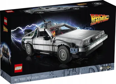 Produktbild von LEGO Creator Expert DeLorean DMC-12 DMC12 Die Zeitmaschine aus Zurück in die Zukunft (10300 )