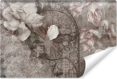 Produktbild von Muralo Vlies Fototapete BLUMEN Ornamente Abstraktion Vintage Stil Br. 315cm x Hö. 210cm
