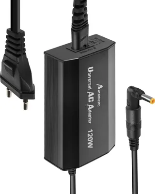 Produktbild von Max excell, Netzteil 120W Universal Laptop mit 10 Adaptern, Schwarz