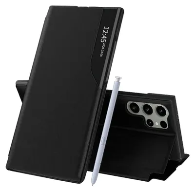 Obrázok produktu pre Techsuit eFold Series puzdro pre Samsung Galaxy S25 Ultra – čierne (Black)