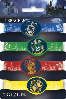 Obrázok produktu pre Gumené náramky Harry Potter - čarodejník - 4 ks