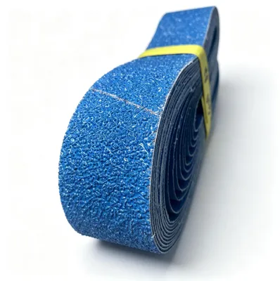 Immagine prodotto di Carta abrasiva a nastro, 40 x 760 mm, confezione da 10 pezzi, grana 40, per levigatrici a nastro