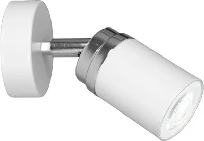 Immagine prodotto di Lampada da parete per interni in metallo cromato bianco orientabile GU10 lampada da parete lettura spot letto divano