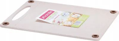 Produktbild von Schneidebrett aus Kunststoff mit Anti-Rutsch Gummifüßen 33,8 x 25 x 0,8 cm