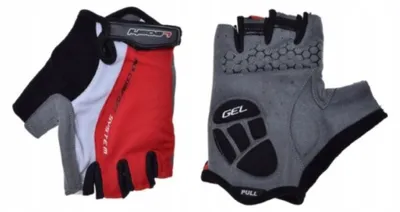 Produktbild von Leoshi LSL3224 Fahrradhandschuhe weiß-rot Größe M