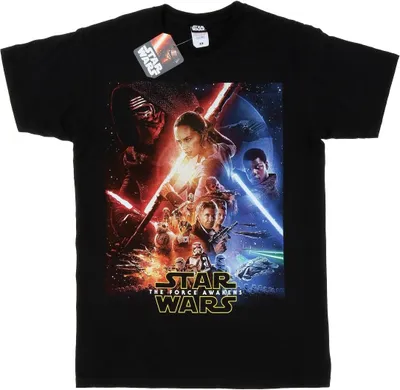 Produktbild von Star Wars - "Force Awakens" T-Shirt für Herren BI51935 (XL) (Schwarz)