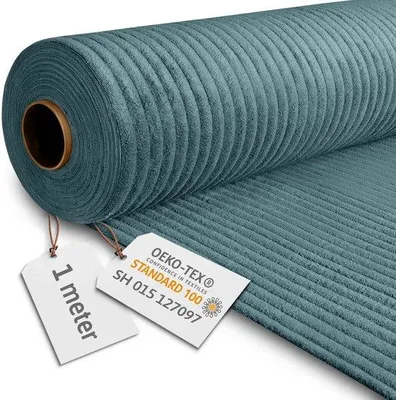 Obrázok produktu pre Manšestrová látka, šírka 140 cm, gramáž 380 g/m², oceánovo modrá