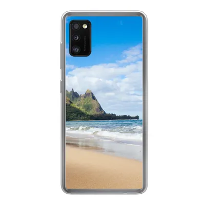 Produktbild von MuchoWow® Handyhülle Schutzhülle Hülle für Samsung Galaxy A41 Strand - Tropisch - Hawaii Silikon Softcase Handy Hülle - Mobiltelefon